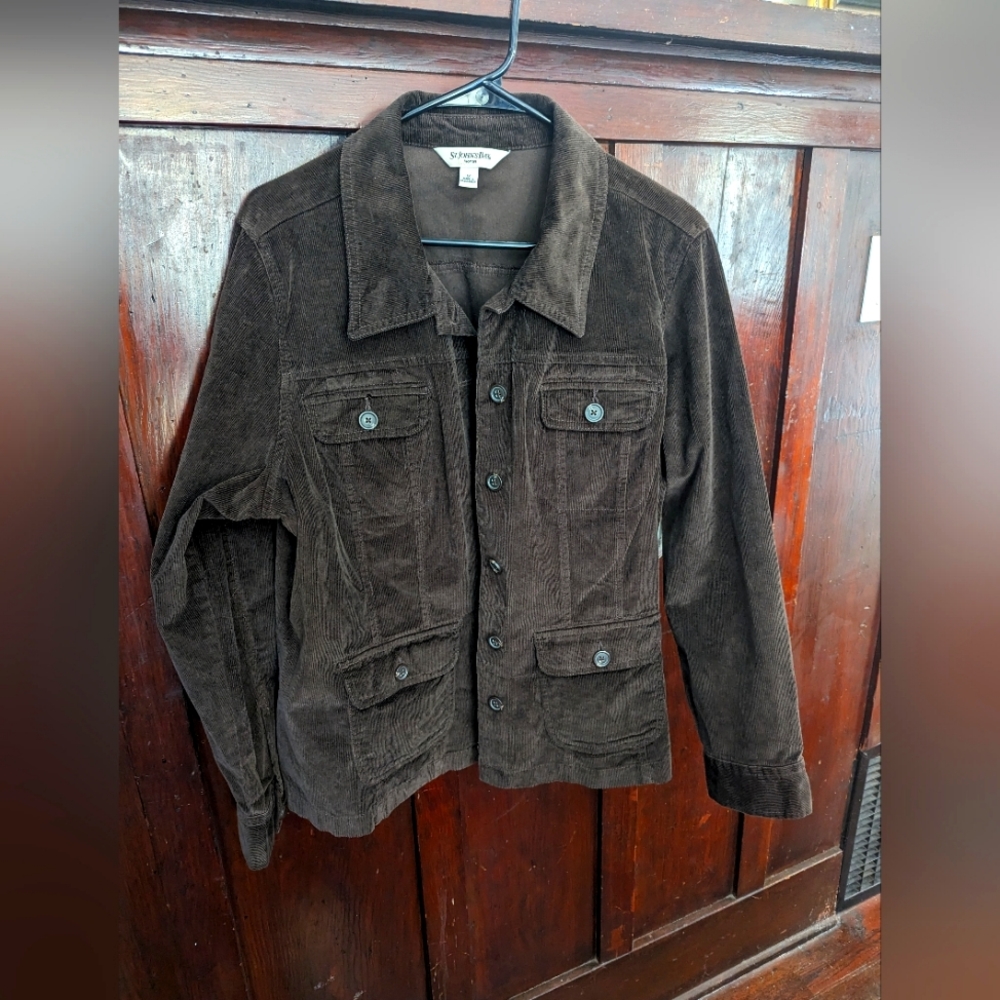 St Johns Bay women's corduroy Jacket 1X NWT